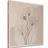 L'immagine su legno - La flora dei fiordi